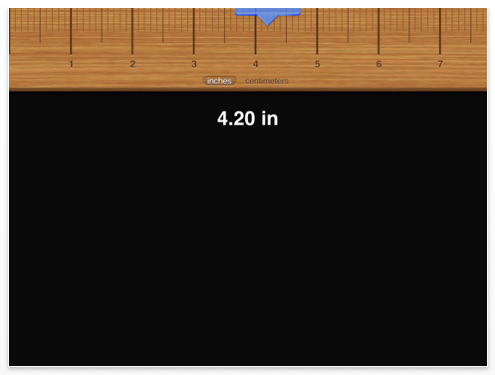 Ruler 1.0 Released for iPad and iPhone