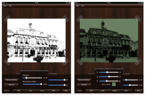 Black and White Photography Tool for iPad