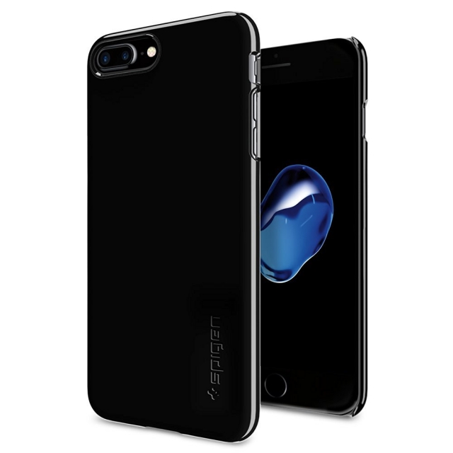 Voorafgaan tarwe Voorkomen Spigen Thin Fit Case - iPhone 7 Plus (Jet Black) - iClarified