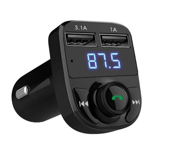 LIHAN Handsfree Car Charger, Bluetooth FM Transmitter - iClarified