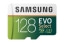 Samsung MicroSDHC EVO Select Memory Card with Adapter - 128GB