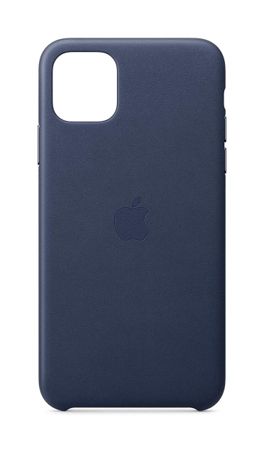 Apple Leather Case for iPhone 11 Pro Max (Midnight Blue)