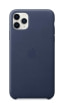 Apple Leather Case for iPhone 11 Pro Max (Midnight Blue)