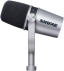 Shure MV7 USB Podcast Microphone (Silver)