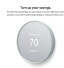 Google Nest Thermostat (Fog)