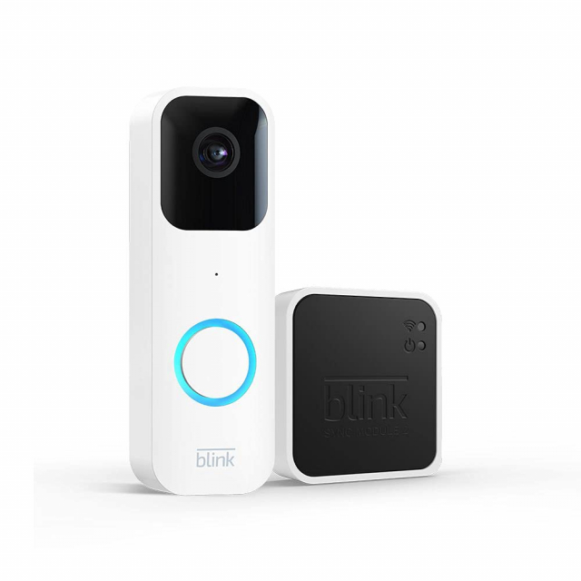 Blink Video Doorbell + Sync Module 2 (White) - iClarified