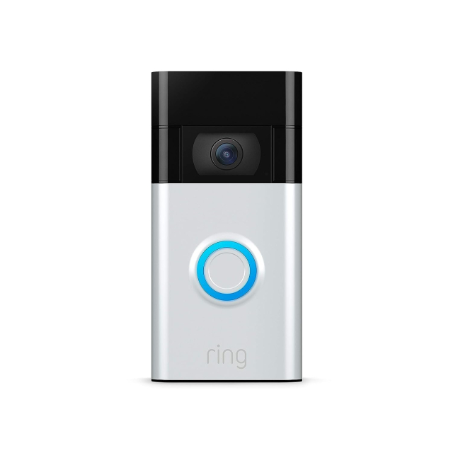 Ring Video Doorbell (2nd Gen, Satin Nickel)