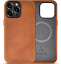 Belemay Leather Case With MagSafe for iPhone 15 Pro Max (Tan Brown)