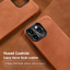 Belemay Leather Case With MagSafe for iPhone 15 Pro Max (Tan Brown)