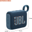 JBL Go 4 Waterproof Bluetooth Speaker (Blue)