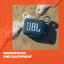 JBL Go 4 Waterproof Bluetooth Speaker (Blue)