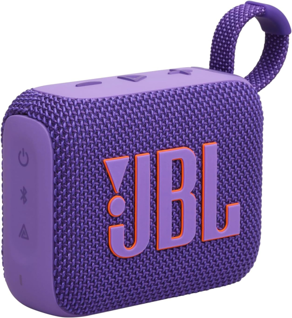 JBL Go 4 Waterproof Bluetooth Speaker (Purple)