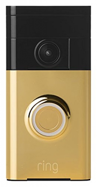 ring doorbell polished brass