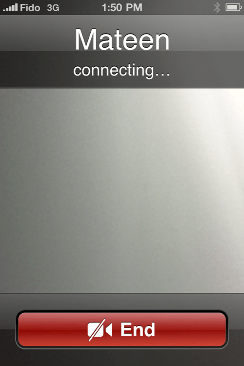 como activar la videollamada de FaceTime en un iPhone 4 sobre 3G usando My3G