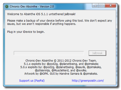 Comment Jailbreaker votre iPhone en utilisant Absinthe 2.0 (Windows) [5.1.1]