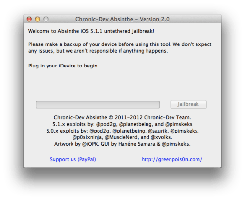 كيفية تشغيل Absinthe 2.0 على نظام الماك OS X Mountain Lion