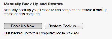 How to Manually Backup Your iPhone Using iTunes