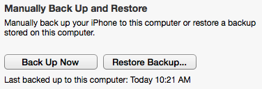 How to Manually Backup Your iPhone Using iTunes