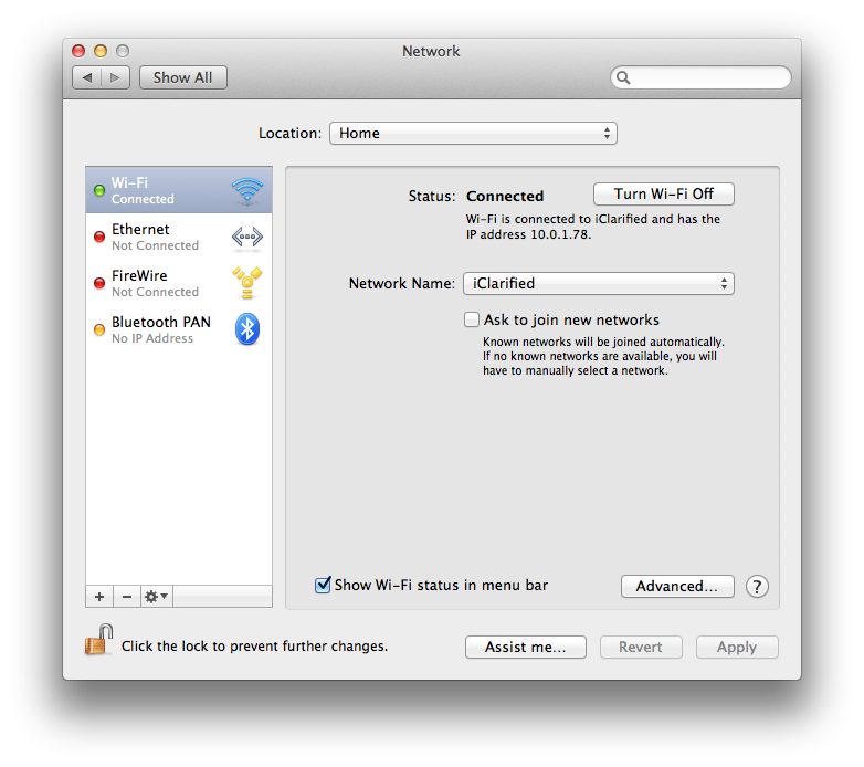 how to see ip address on mac