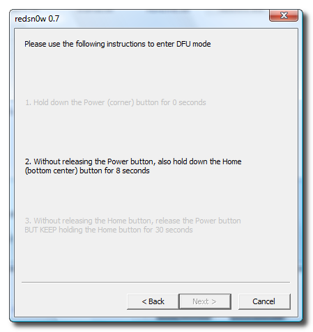 Hvordan låse opp/Jailbrake iPhone 2G m/OS 3.0 vha. RedSn0w for Windows.