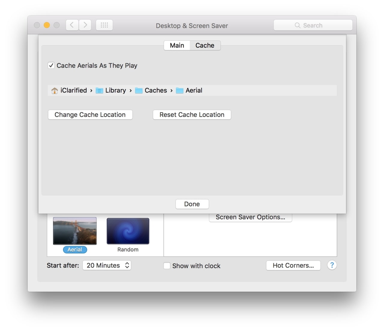 how to put up screen saver mac