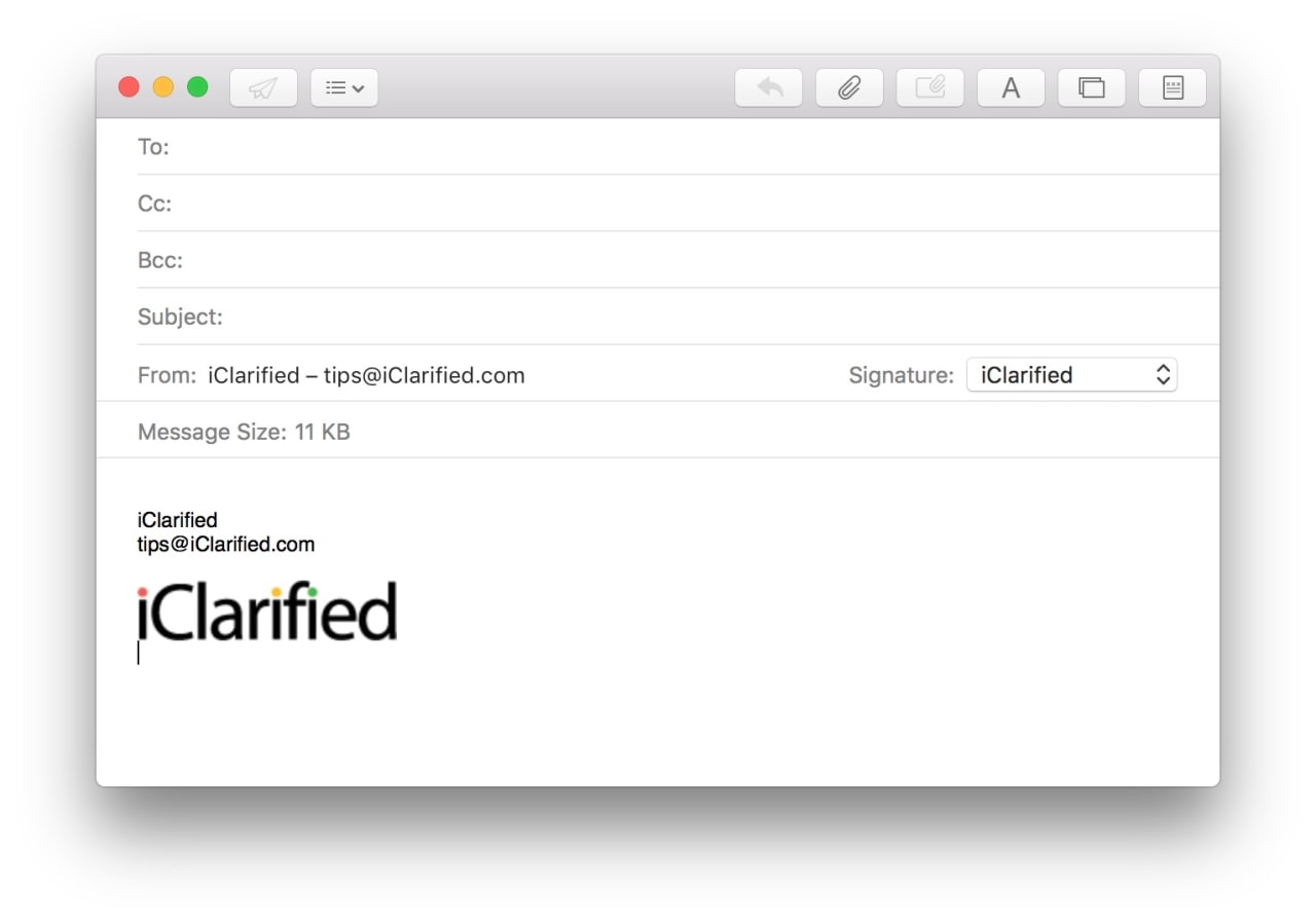 How to Create an Email Signature With a Logo in OS X Mail iClarified