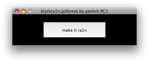 Como &quot;Jailbreak&quot; tu iPhone, iPod con BlackRa1n [Mac]