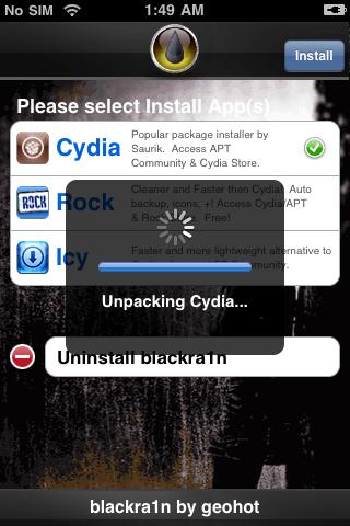 Navodila kako jailbreakati iPhone, iPod z BlackRa1n [Mac]