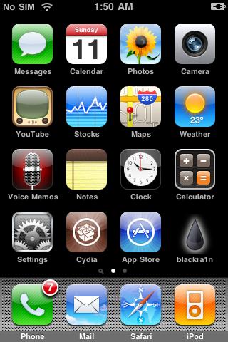 BalckRa1n을 이용한 iPhone, iPod 제일브릭 [Mac]