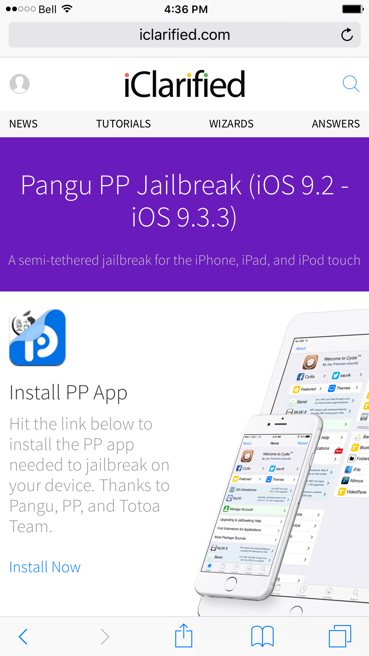 How To Jailbreak Your Iphone On Ios 9 2 9 3 3 Without A Computer Iclarified