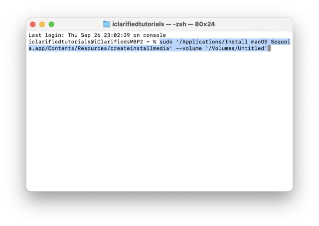How to Create a Bootable macOS Sequoia USB Installer [Video]