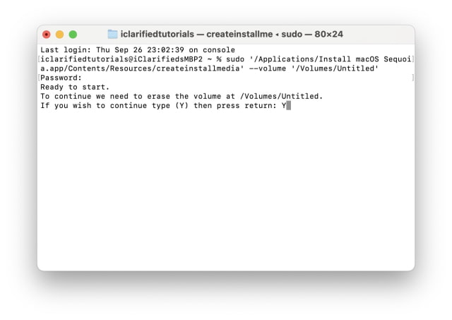 How to Create a Bootable macOS Sequoia USB Installer [Video]